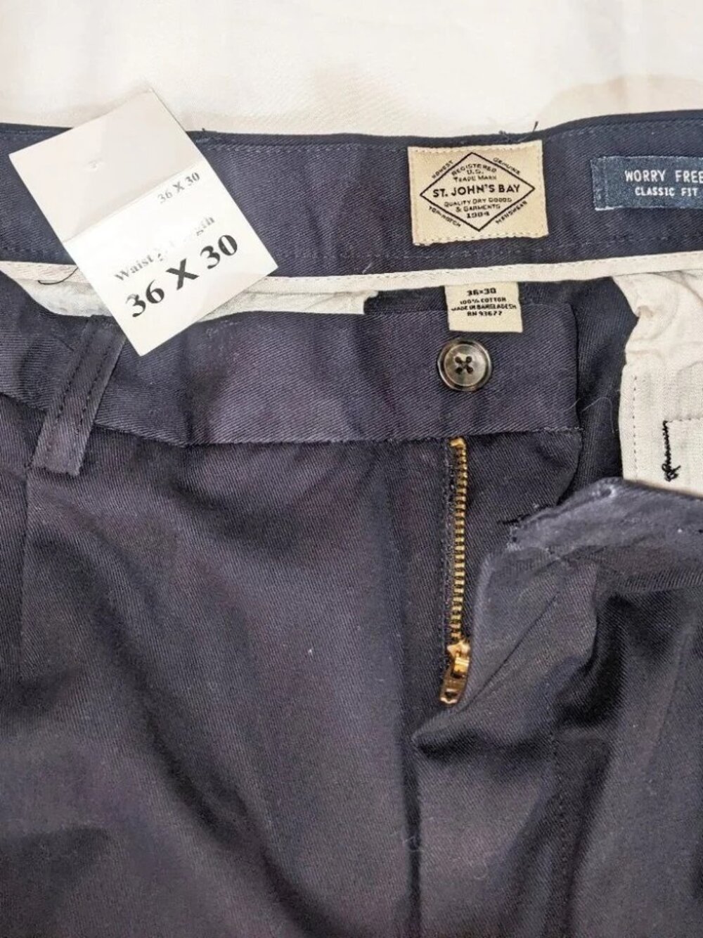 New ST. JOHN'S BAY Pants - 36"W x 30" L - Picture 2 of 3